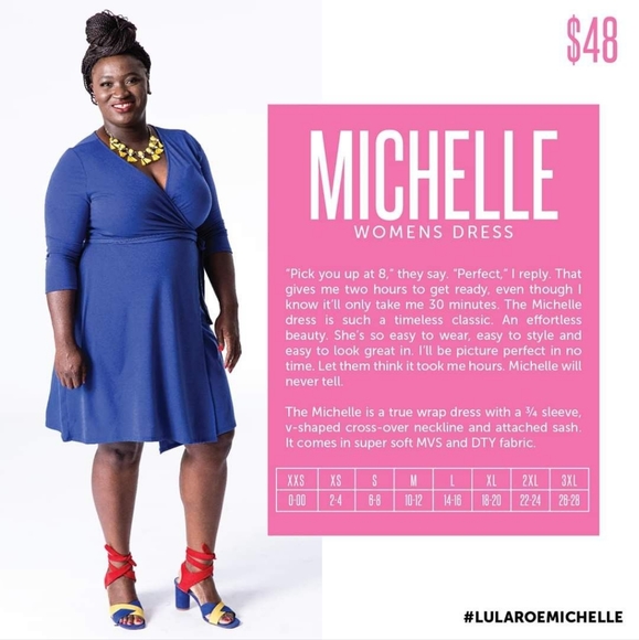NWT Lularoe Michelle dress - Picture 10 of 10